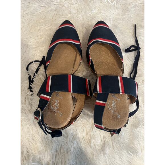 Free People Sandals Platform Clog Heel EU 40 US 9.5 Lace Up Monaco Boho Festival - Picture 6 of 7